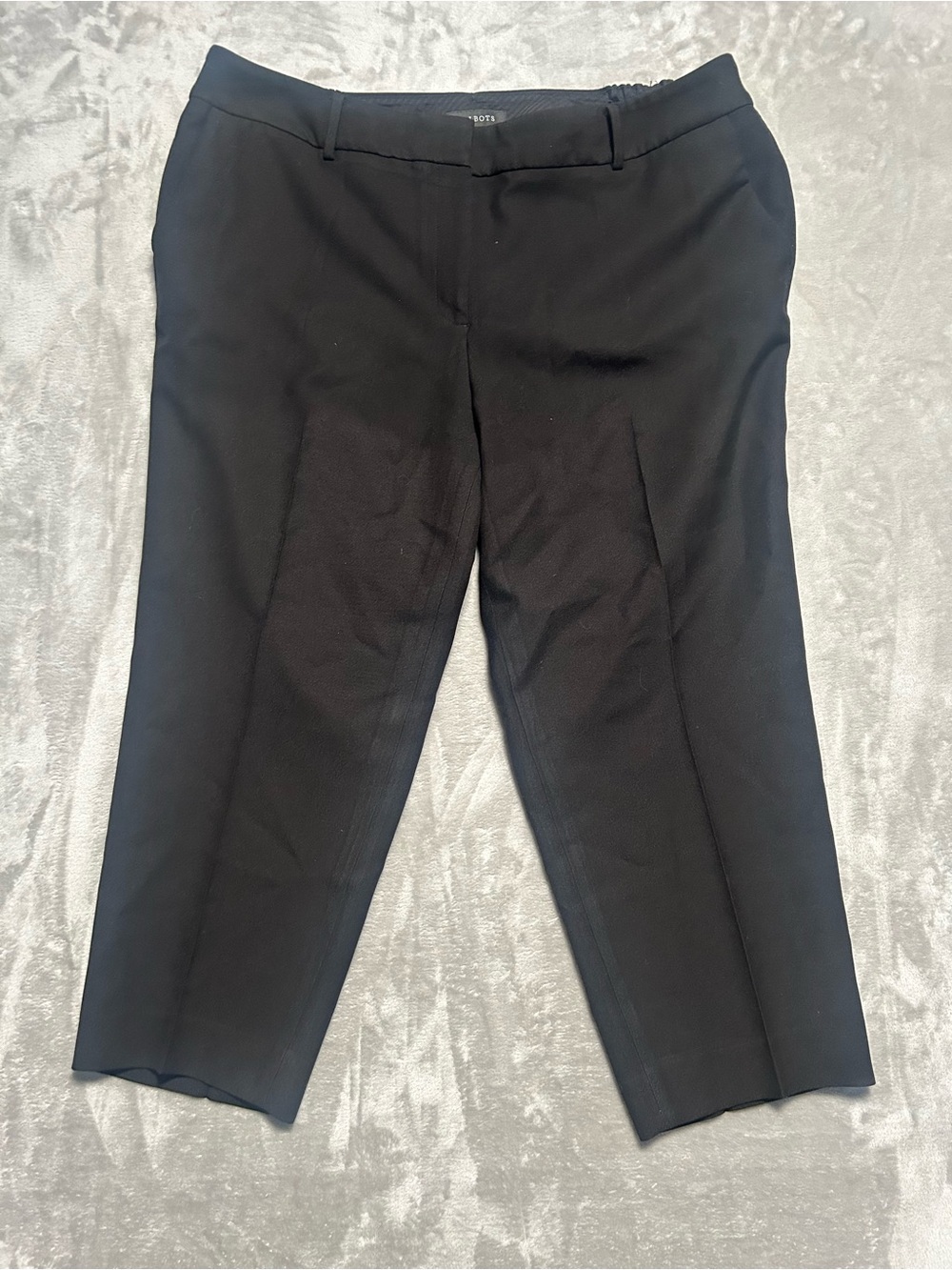 Talbots High Waist Hampshire Ankle Pants Women’s 20W Black Office Career